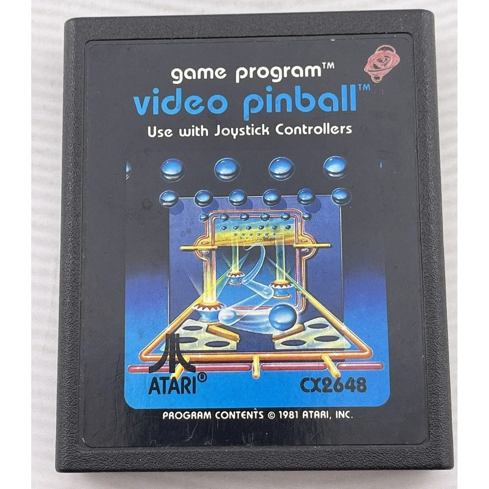 Video‎ Pinball for Atari 2600, Cartridge Only ~ Untested